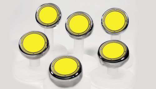 6pc fluid cap - cap, w/yellow