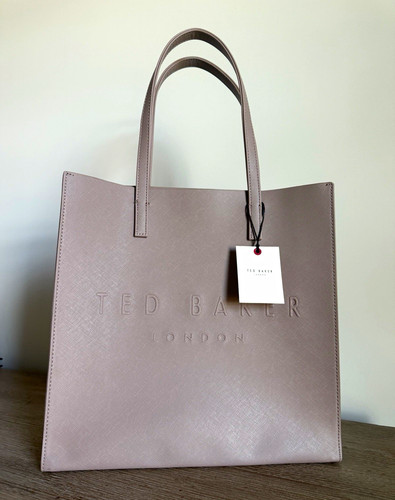 Ted baker taupe logo tote - ted, bag
