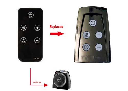 Replacement remote control blk - replacement,