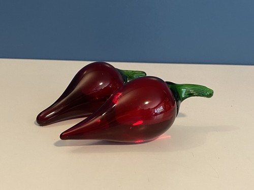 Art glass red - art,