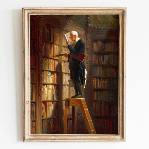 The bookworm carl spitzweg - bookworm,