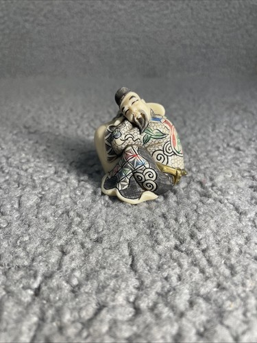 Japanese netsuke carved resin - japanese,