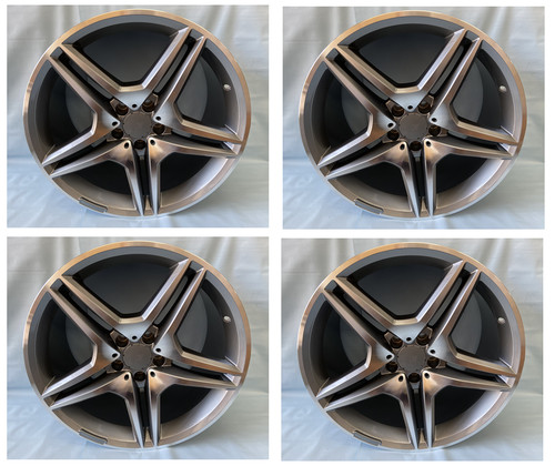 Amg style rims wheels fits - amg,