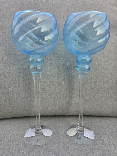 Set light blue glass - light,