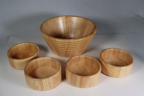 Cellar wooden salad bowl - wooden, set