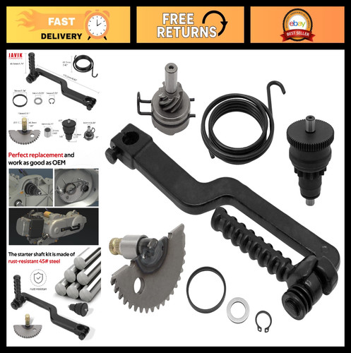 Starter gear kick - starter, shaft