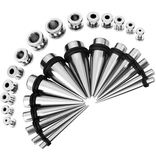 28pcs silver steel - 28pcs,