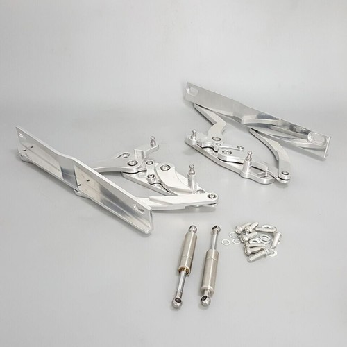 Billet aluminum hood hinges - billet,