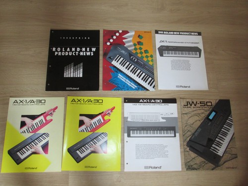 Roland synthesizer literature - synthesizer,