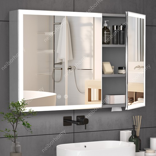 Large led bathroom mirror - large,