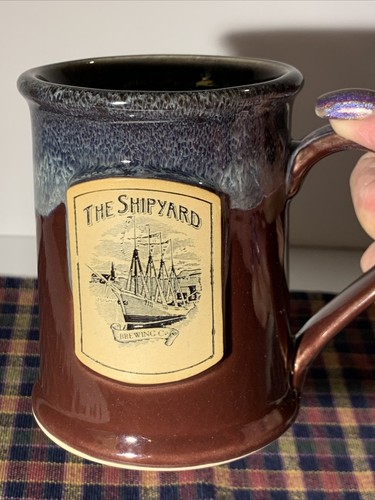 Vtg stoneware drip glaze - stoneware,