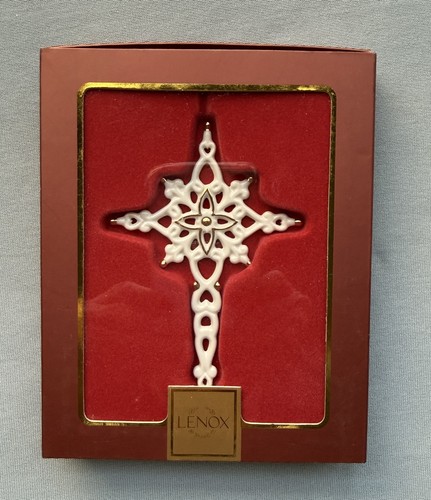 Lenox ornament cross star - lenox, of