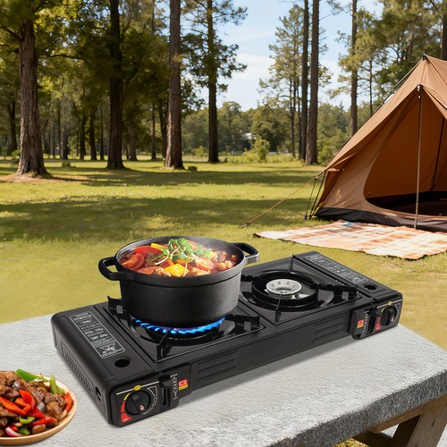 Portable burner butane - portable, 2-burner