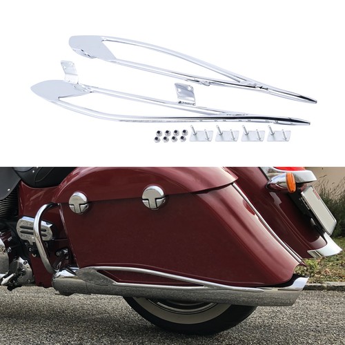 Chrome saddlebags protector - saddlebags,