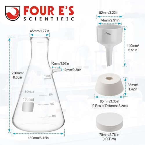 1000ml lab buchner funnel - lab,