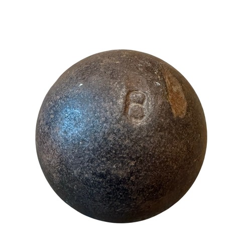 Vintage 8lb cast iron - cast, shot