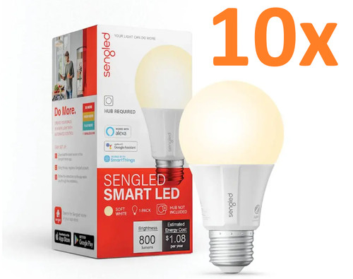 10x sengled smart light - sengled, bulb