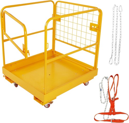 Forklift safety cage - forklift,