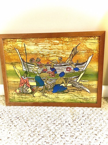 Malaysian gouache silk - gouache,