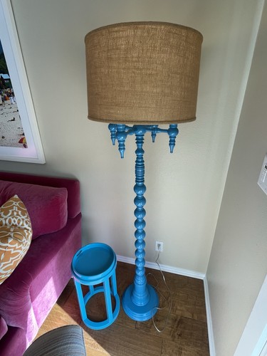 Custom blue matching lamp - blue, &