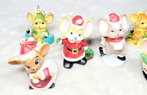 Homco christmas holiday mouse - christmas,