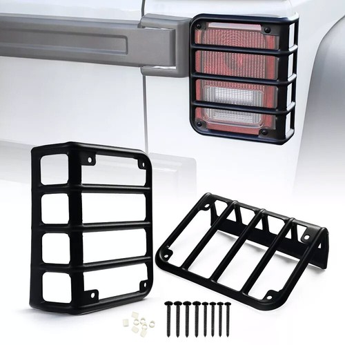Black steel rear guard - rear,