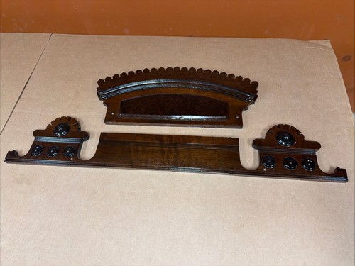 Vintage oak burl wood - wood, bed