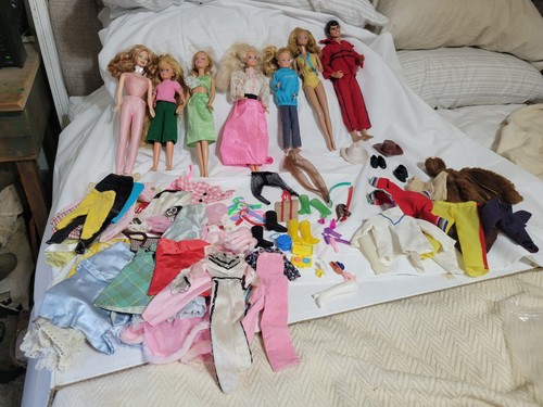 Vntg mattel vinyl dolls 4 - 7,