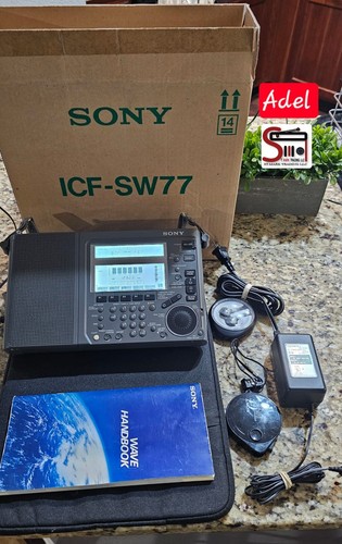 Sony icf sw77 radio - recapped, &
