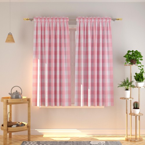 Buffalo check curtains - buffalo,