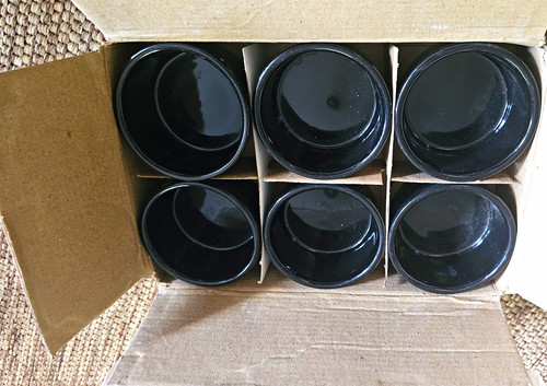 Set black round ceramic - set,