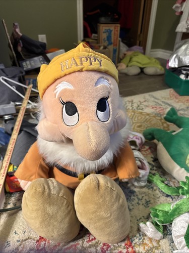 Huge disney store happy dwarf - disney,
