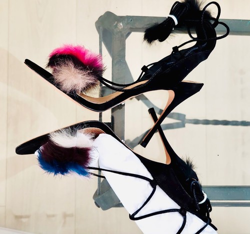 Schutz lori black rainbow - black,