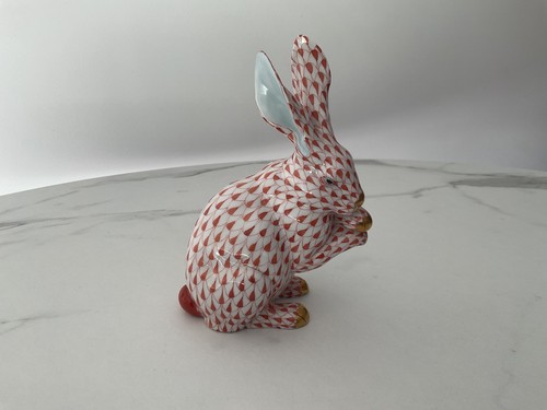 Herend porcelain rabbit with - herend,