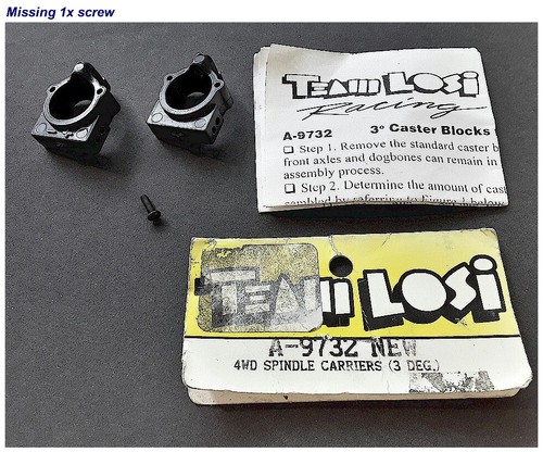 Team losi 4wd spindle carriers - team,