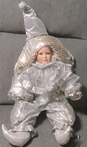 Silver metallic jester - metallic,