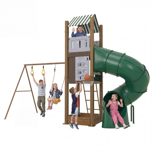Swing sets for backyard with - for,