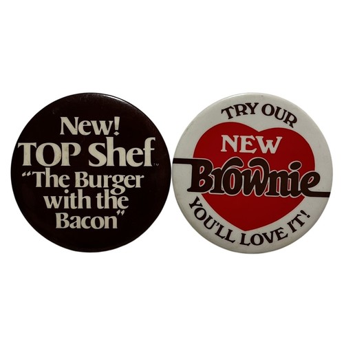 Burger king button pin - king,