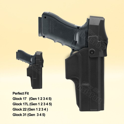 Police duty holster fits glock - holster,