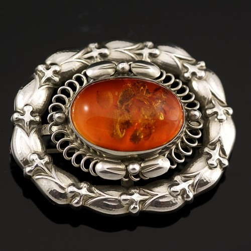 Georg jensen silver brooch - georg,