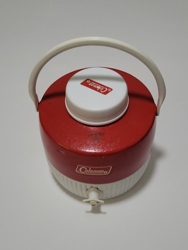 Coleman gallon red white - coleman,