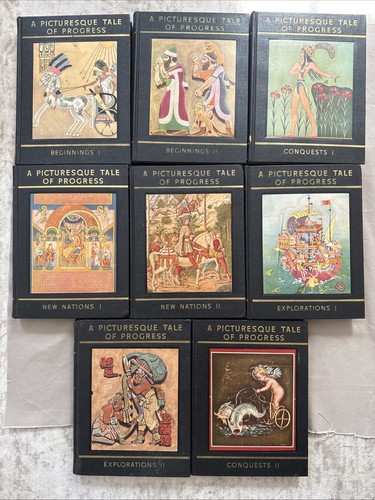 Vintage picturesque tale of - a,
