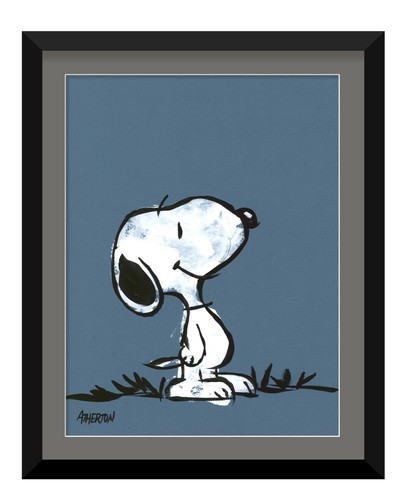 Original 9x12 snoopy - snoopy, acrylic