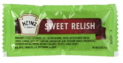Sweet relish single packs - packs, 50