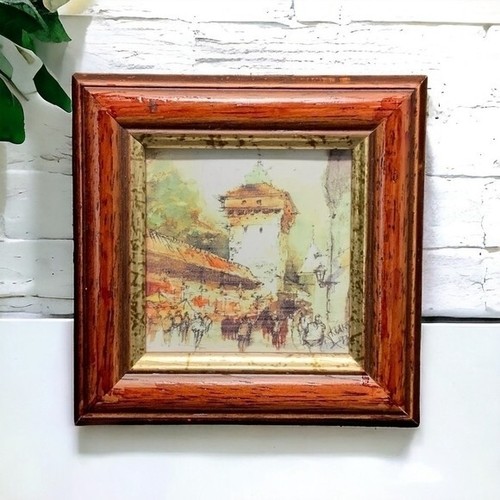 Krakow poland watercolor - poland, wood