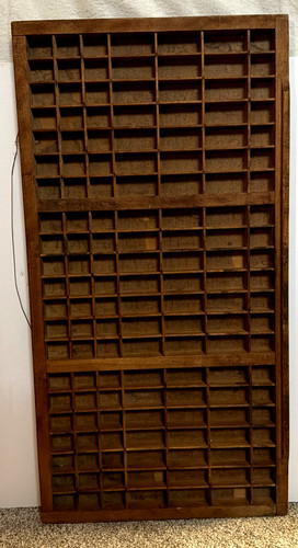 Vintage wooden printers - printers, drawer