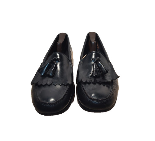 Bass weejuns black tassel - bass,