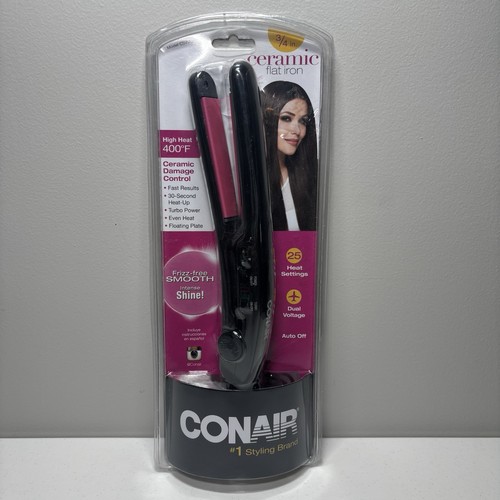 Conair ceramic flat iron 4 - iron, 3/4