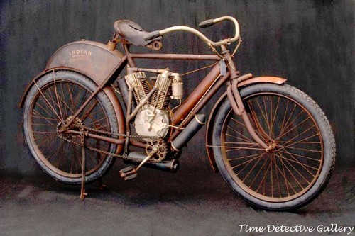 Vintage 1906 indian motorized - indian,