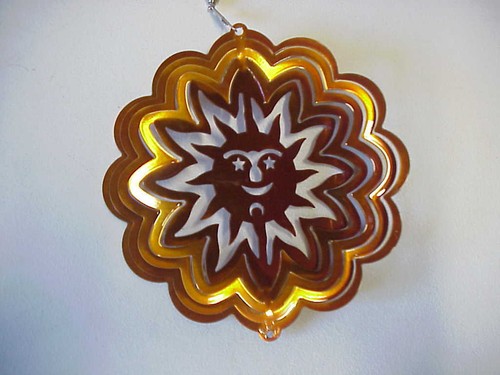 Sun face copper - sun, color